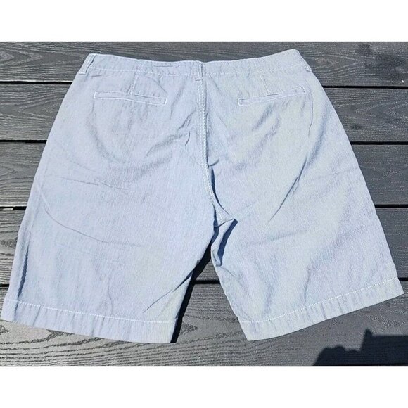 Aeropostale Designed in NYC Gray Striped Shorts Size 34 Extra button - Picture 7 of 11